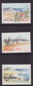 Aruba-Sc#64-6- id5-unused NH set-Landscapes-1991-