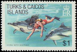 Turks & Caicos Islands #491-494, Complete Set(4), 1981, Never Hinged