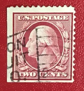 1908 US Scott 332 used 2 cent Washington Lot 1112