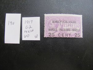 ITALY 1917 MNH SC C2 SET VF $60 (190)