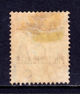 GILBERT & ELLICE ISLANDS — SCOTT 2 (SG 2) — 1911 1d KEVII OVPT. — USED — SCV $30