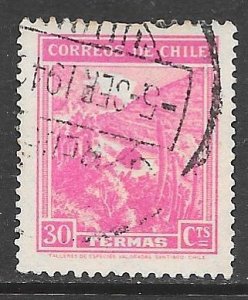 Chile 202: 30c Mineral Spas, used, VF