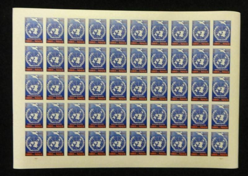 PARAGUAY 1960 Human Rights +Airs (350) +6 Minisheets Imperf Perf  MNH PY15