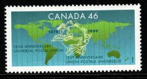 CANADA SG1919 1999 125TH ANNIV OF UNIVERSAL POSTAL UNION MNH