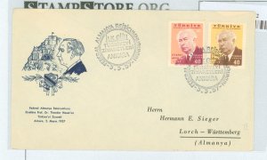 Turkey 1243/C29 1957 unaddressed FDC