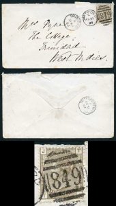 SG160 4d grey-brown on Cover to TRINIDAD