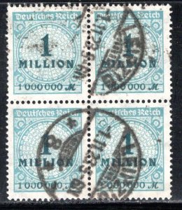 Germany Reich Scott # 281, used, b/4, exp.h/s, Mi# 314AP