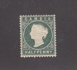 GAMBIA SELECTION OF Q/VIC & CAMEO ISSUES MINT AND LIGHT USED CAT VALUE $175+++