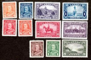 Canada # 217-227 Mint NH & Hinged!