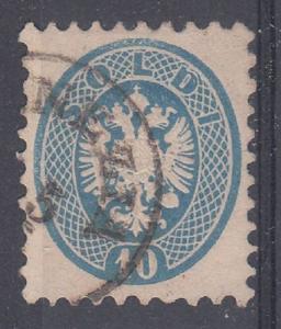 Lombardy Venetia Scott 18 Used VF (Catalog Value $90)