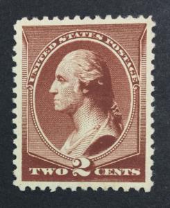 US #210 UNUSED XF $40 LOT #5384