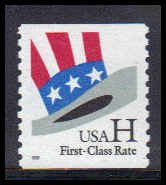 3264 33c H Hat Fine MNH