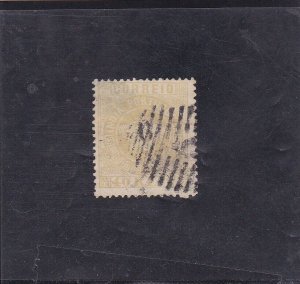 PORTUGUESE INDIA  CROWN SURCHARGED  6 / 40R. Perf. 13,5   AF # 82