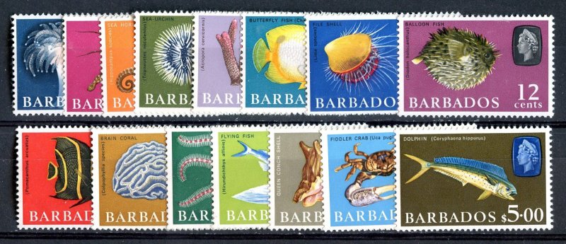 7688 BCX  1966 Barbados Scott# 267a/280B MNH** cat. $47. ( Offers welcome )