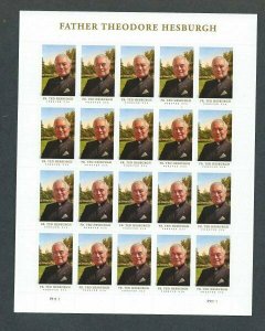 U.S. SCOTT # 5241 -  FATHER THEODORE HESBURGH  -   FOREVER  -  MNH  SHEET  