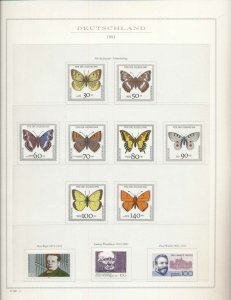 Germany 1990/91 MNH On 16 Pages(Apprx 130 Items)W3476AAA