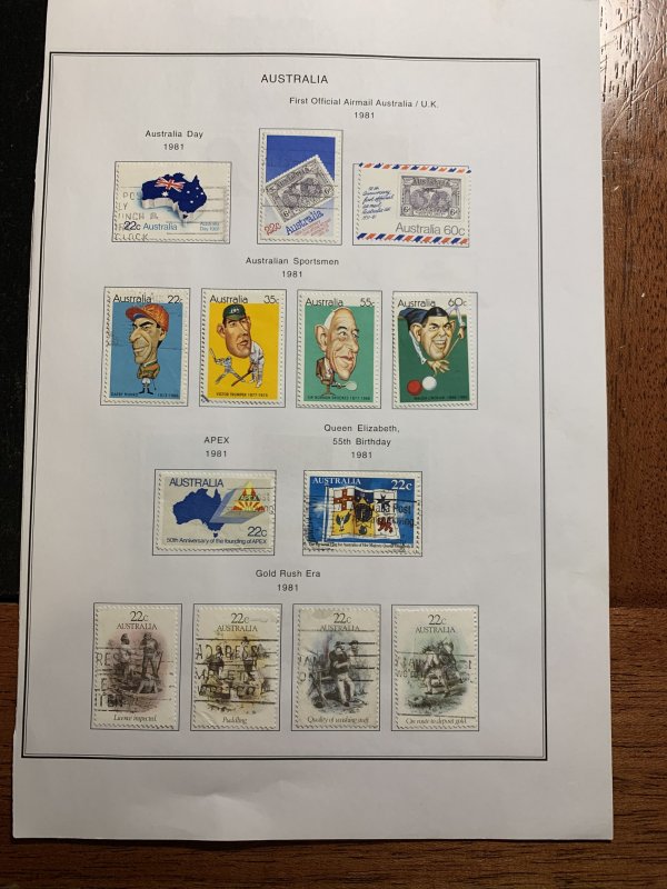 STAMP STATION PERTH Australia #Collection 1937 to1981 Used-375+ Stamps Unchecked