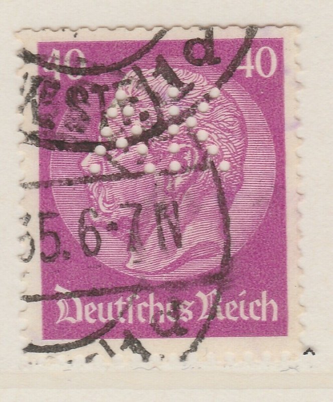 Perfin Germany Stamp Used A20P14F931