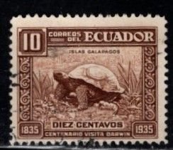 Ecuador - #342 Galapagos Tortise - Used