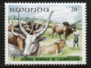 RWANDA Scott 1075 MH* stamp