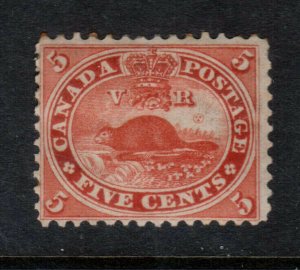 Canada #15 Very Fine Mint Artfully Regummed & Hinged **With Certificate**