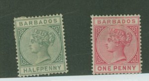 Barbados #60-61  Single