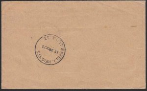 PAPUA NEW GUINEA 1972 cover ex ALOTAU - with POSTMASTER ALOTAU s/line...... H114