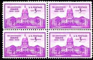 U.S. #896 MINT BLOCK OG NH