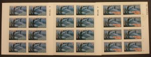 CANADA REVENUE BCF2p MINT SET OF 3 PANES OF 8 BRITISH COLUMBIA FISHING STAMPS