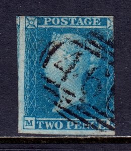 Great Britain - Scott #4 - Used - 3 margins, pencil/rev. - SCV $50