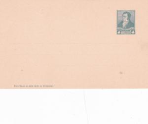 Argentina  Jose de San Martin 4c Postal card Unused VGC
