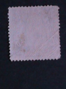 ​CHINA-1913  FARMER REAPING RICE-USED-VERY FINE-110 YEARS OLD-FANCY CANCEL- RARE