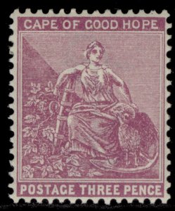 SOUTH AFRICA - Cape of Good Hope QV SG64, 3d bright magenta, LH MINT. Cat £21.