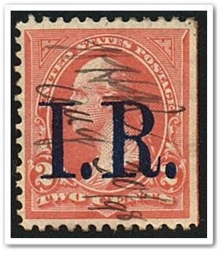 R155a 2¢ Internal Revenue Stamp (1898) Used