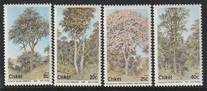 1983 South Africa - Ciskei - Sc 46-9 - MNH VF - 4 singles - Trees