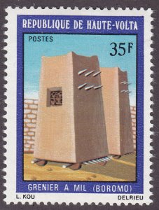 Burkina Faso 413 Boromo Grain Silo 1977