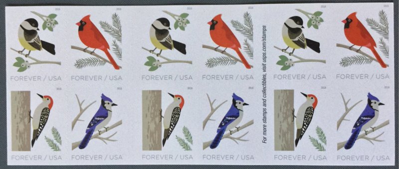 US #5317-5320 MNH Booklet of 4 Birds of Winter (.50)