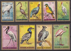 Burundi SC #C8-C16 Used