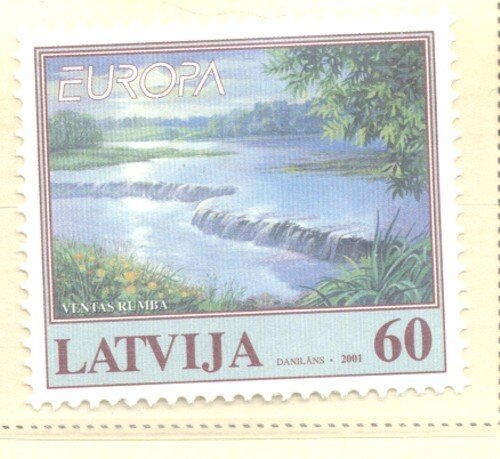 Latvia Sc 528 2001 Europa stamp mint NH