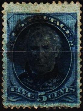 U.S.A. 1875 5c S.G.181 Fine Used