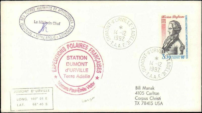 French Southern & Antarctic Territory #153, Antarctic Cachet and/or Cancel