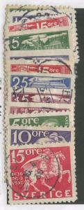 SWEDEN #239-250 USED SETS