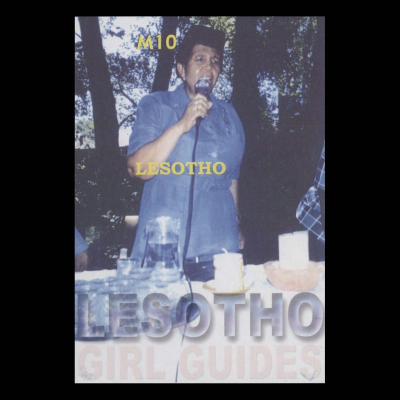 Lesotho 2005 Girl Guides Anniversary imperf proof miniature sheet