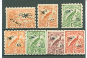 New Guinea #C1/C14/C15/C28-C31  Single