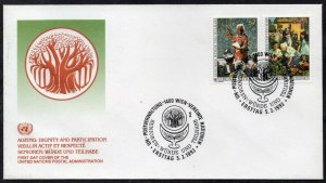 United Nations 1993 - Wien - For a Better Old Age - FDC