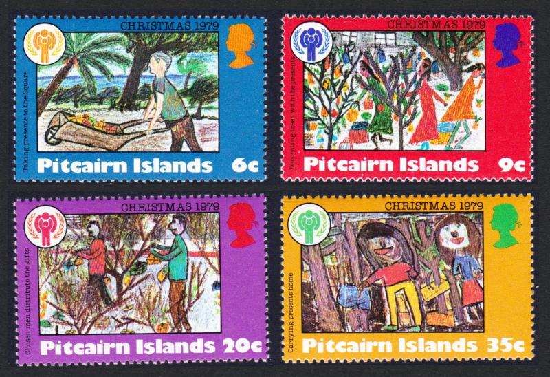 Pitcairn Christmas International Year of the Child 4v SG#200-203 SC#188-191