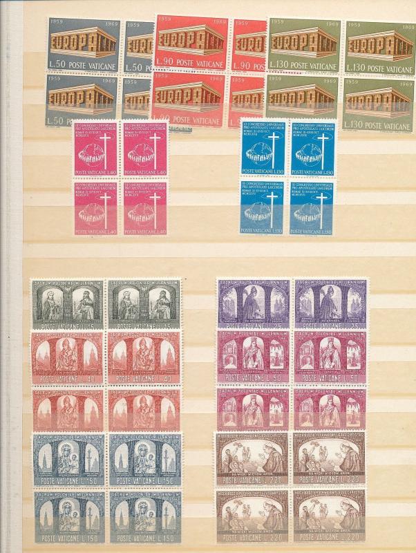 VATICAN LARGE M&U Collection In 9 Stockbooks (1000s)ALB 189