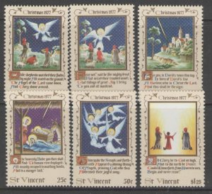 ST.VINCENT SG544/9 1977 CHRISTMAS MNH