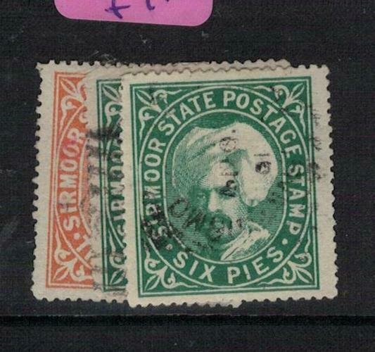 India Sirmoor SG 6, 7a, 7c VFU (5esm)