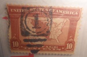 USA used 10c stamp 1904 - Average 